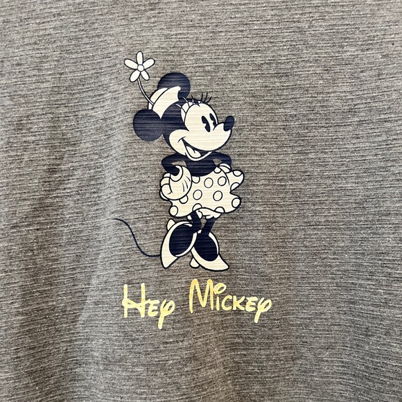 Women’s Disney Shirt “Hey Mickey” in Grey NWOT - Picture 2 of 7
